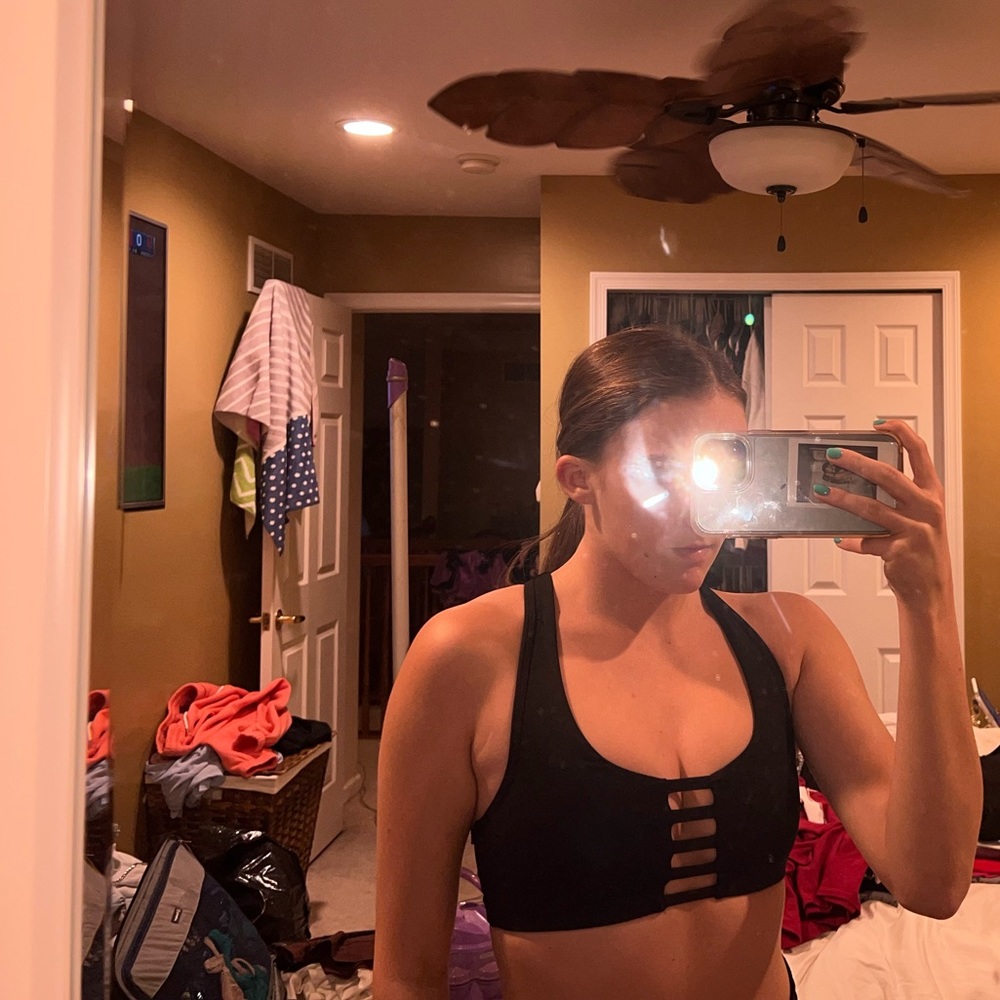 PINK small sports bra